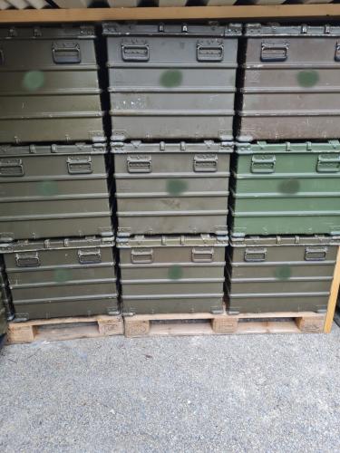 orig. Zarges A20 BW Transportbox Aufbewahrungskiste Box Nato Kiste 80x60x50 gebr